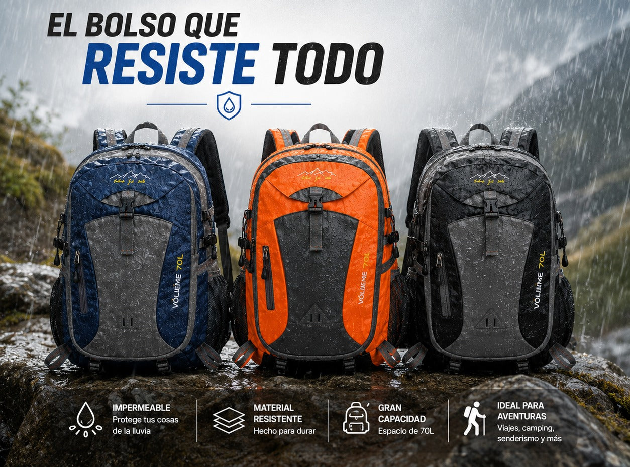 Bolso Camping Impermeable Ultra Resistente